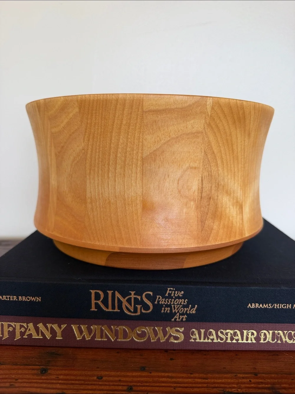 Williams Sonoma John McLeod Light Wood Serving Bowl with Natural Grain.